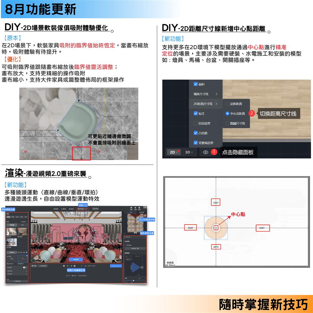 橙佳數位科技,2021年8月新功能合集